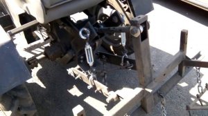 Трёхточечная навеска на мототрактора  Форте 121Е.