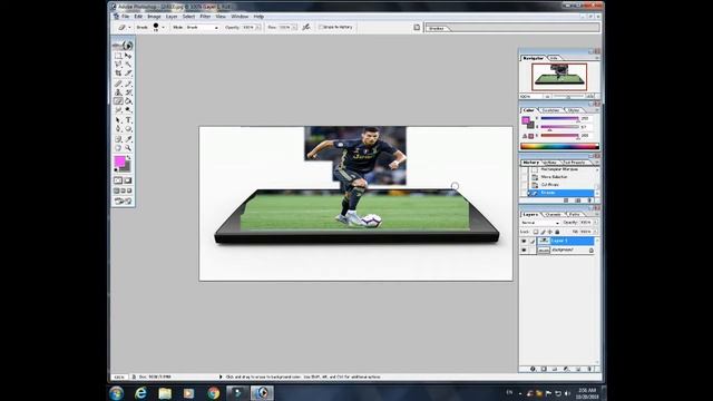 Making 3d image in photoshop :converting 2d image to 3d image!! смотреть онлайн