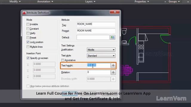 How to Create Attribute Definition in AutoCAD | Use of Attribute in AutoCAD | Video in Hindi смотреть онлайн