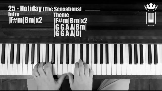 Krone - Classic Reggae riddim on Piano - Year 02 - Riddim 21 to 30 (with Chords) смотреть онлайн