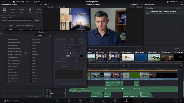 DaVinci Resolve 17 — Color 4, вывод контента смотреть онлайн