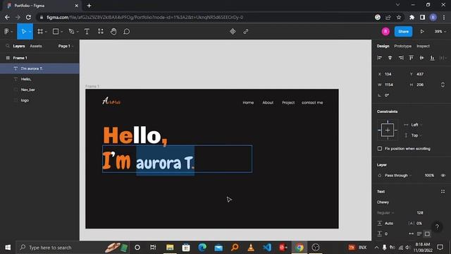 This is How You Create Portfolio Web Design Using Figma/Easy & step by step смотреть онлайн