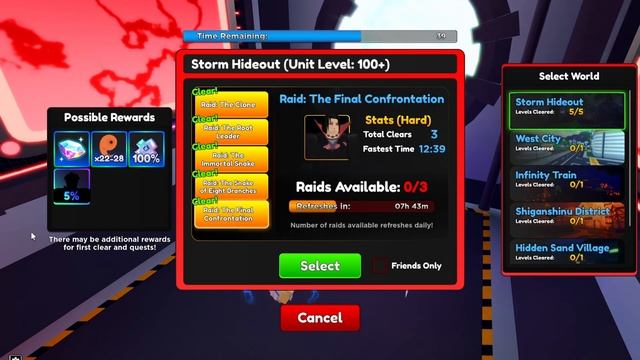 STORM HIDEOUT RAID GUIDE AND TIPS | Anime Adventures смотреть онлайн