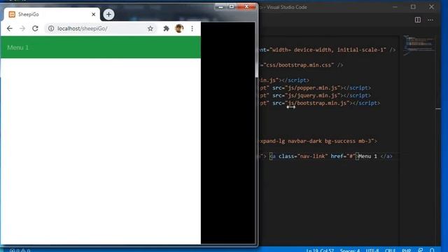 Bootstrap 4: Navigation Bar смотреть онлайн