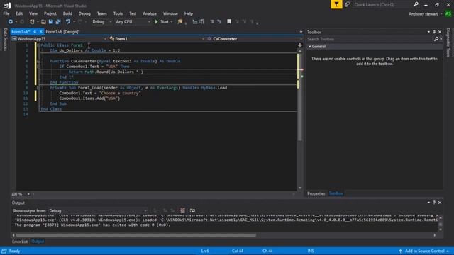 How to make a currency converter in visual basics. смотреть онлайн