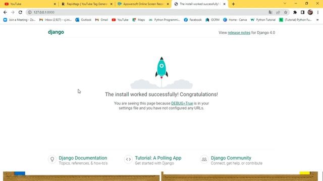 HOW TO START/RUN DJANGO DEVELOPMENT SERVER FOR DJANGO PROJECT|EDUCATE YOURSELF DAILY смотреть онлайн