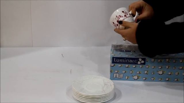 Чайный сервиз из 12 предметов Luminarc Alcove Red H2460 смотреть онлайн