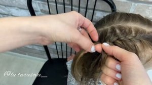 Как плести колосок ребёнку