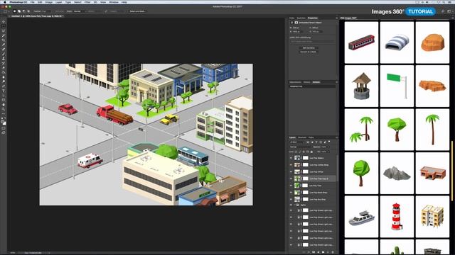 Yellow Images 360˚ Tutorial: Build your own low-poly city смотреть онлайн
