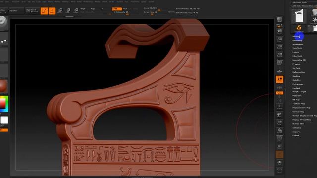 ZBrush 4R7 - Booleans. Dynamesh Boolean Techniques. Резка динамеш объектов (на русском) смотреть онлайн
