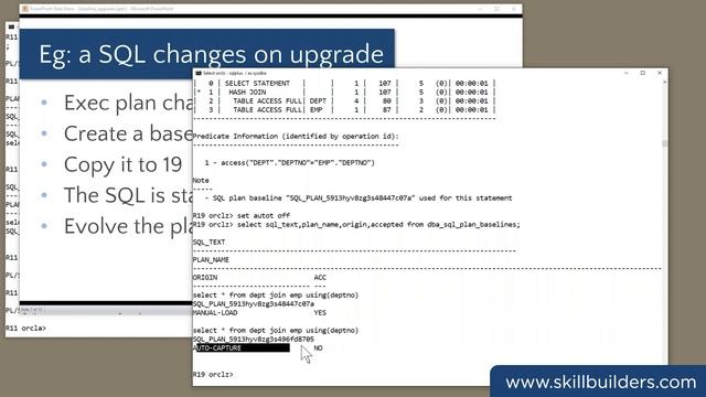 Oracle Tuning – Stabilizing Performance with SQL Baselines when Upgrading Database смотреть онлайн