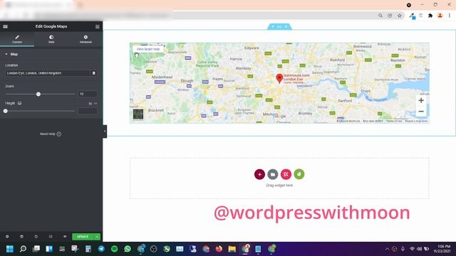 how to create dark mode google map on Elementor pro смотреть онлайн