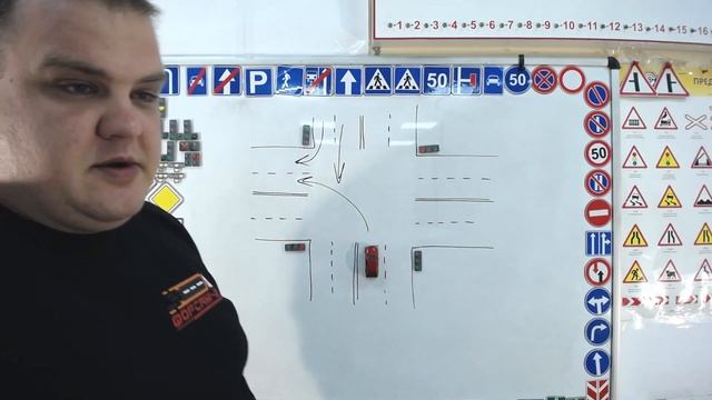 Тема 12: проезд перекрестков смотреть онлайн