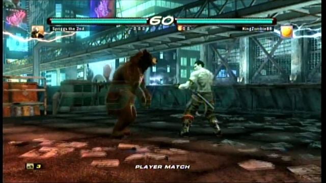 Tekken 6 - Xbox 360 - Kuma (Spriggs the 2nd) vs Bryan (KingZombie88) смотреть онлайн
