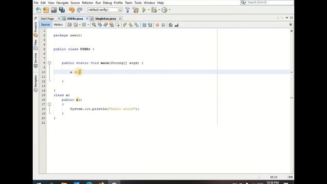Singleton Design Pattern [Eager or Early Instantiation] with JAVA code Bangla Tutorial | in Bangla. смотреть онлайн