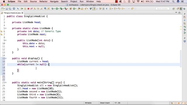 Print elements of a Singly Linked List in Java (Implementation) смотреть онлайн