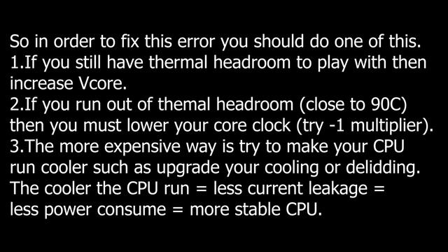 Some small OC tip about WHEA. смотреть онлайн