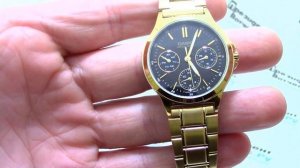 Часы Casio LTP-V300G-1A - видео обзор от PresidentWatches.Ru