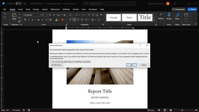 How to CONVERT an OLD WORD Document to a NEWER Version EASILY! (& Unlock New Features) смотреть онлайн