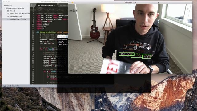 OpenCV Text Detection (EAST text detector) Demo смотреть онлайн