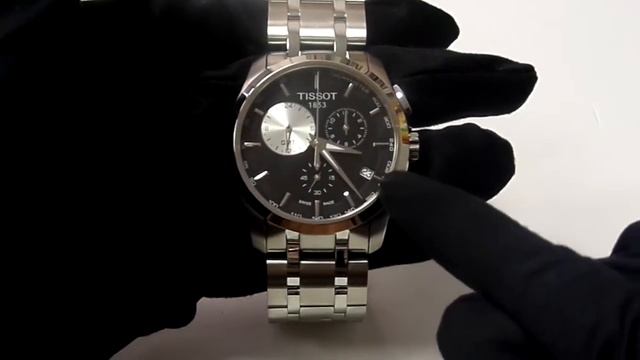 Обзор часов Tissot Couturier Quartz GMT смотреть онлайн