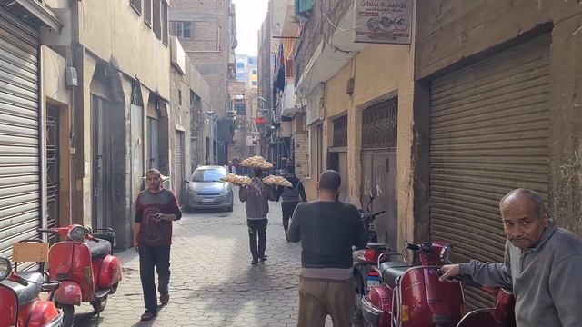 ?? CAIRO EGYPT, KHAN EL-KHALILI BAZAAR, WALKING TOUR, CAIRO CITY WALK, 4K60FPS