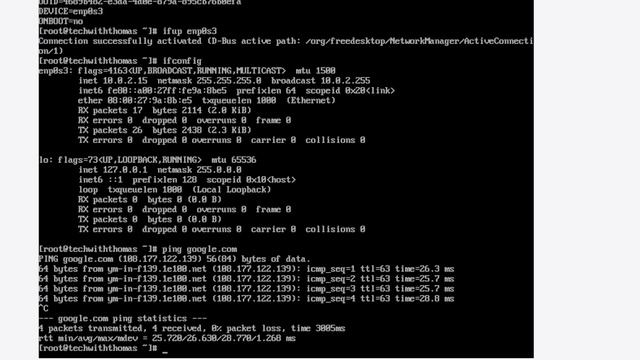 Rocky Linux No Internet Connection смотреть онлайн