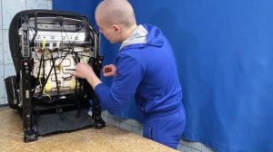 Как надеть авто чехлы на РАВ 4 Тойота. Авточехлы Senator Atlant