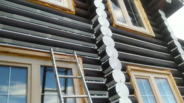 Теплый шов в деревянном доме.часть 1.Трещины в бревне. смотреть онлайн