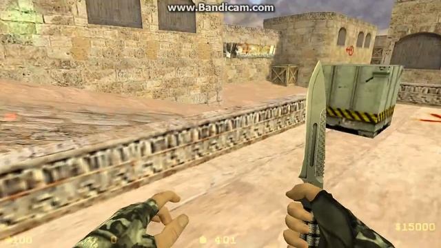 Минируем в незаметное положение бомбу в КС 1.6 на карте de_dust2 смотреть онлайн
