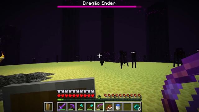 BATALHA CONTRA O DRAGÃO DO END NO MINECRAFT #15 смотреть онлайн
