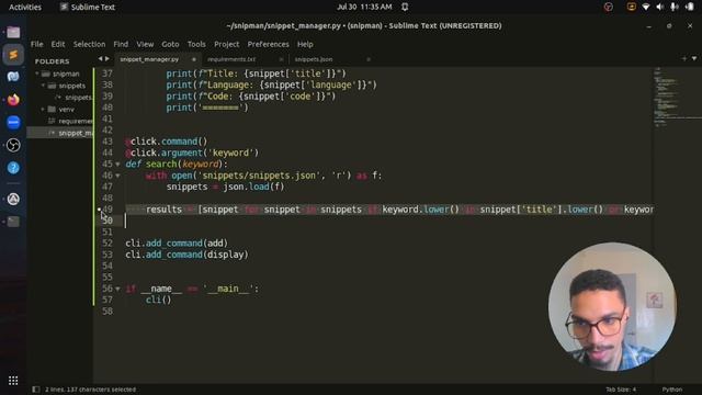 Building a CLI Code Snippet Manager with Python Click смотреть онлайн