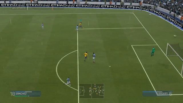 Fifa 14 АПЛ Важная игра MANCHESTER CITY VS ARSENAL FC № 26 смотреть онлайн
