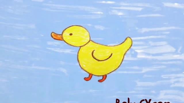Детский стих про утку. Изучаем животных на BabyGY.com смотреть онлайн