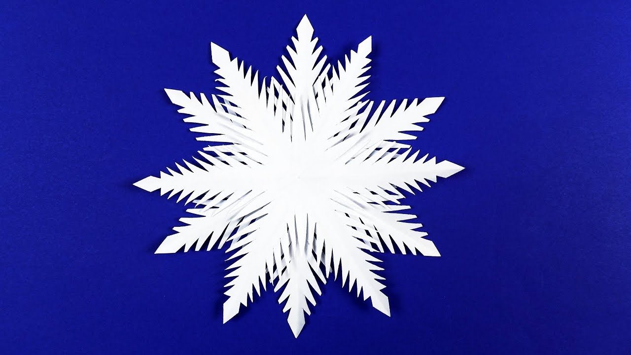Как сделать снежинку из бумаги своими руками. Красивые снежинки из бумаги смотреть онлайн
