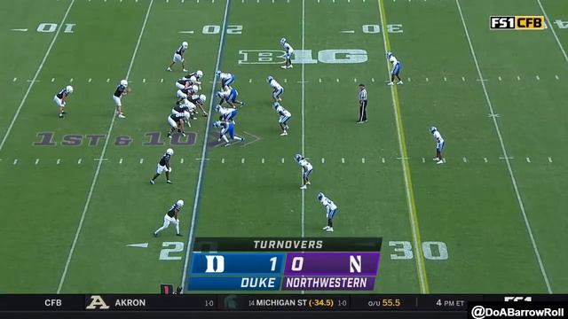 Northwestern OL/Offense vs Duke Defense (2022) смотреть онлайн