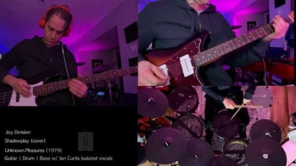 Joy Division | Shadowplay (full cover) w/ Ian Curtis isolated vocals