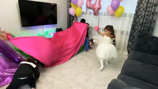 Милана. День рождение Милашки. Рапунцель. Милане 4 годика смотреть онлайн