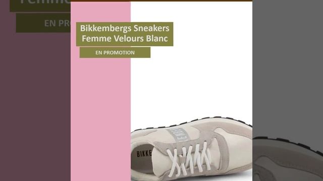 Bikkembergs Sneakers Femme Velours Blanc смотреть онлайн