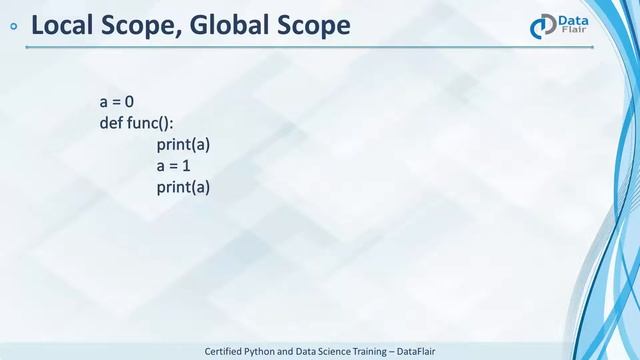Python Namespace and Scope смотреть онлайн