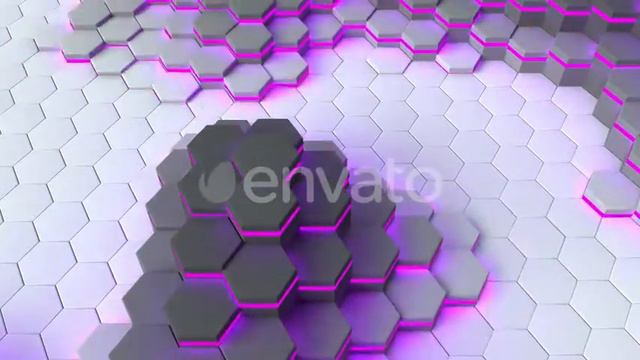 Abstract Hexagon Background Pink | Motion Graphics - Envato elements смотреть онлайн