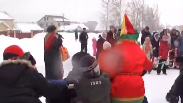 масленица в поселке схз Останкино 2011 смотреть онлайн