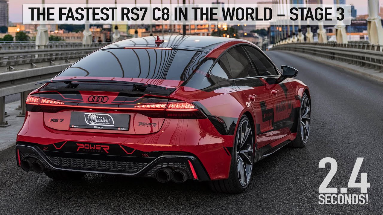 WORLDS FASTEST AUDI RS7 C8 - 2.4 SEC TO 100KM_H! STAGE 3 - INSANE SOUNDS & SPEED смотреть онлайн