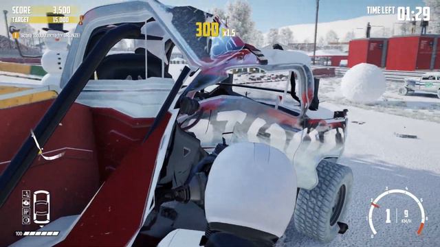 Huge Snowball Run Tribend Speedway Wreckfest PC смотреть онлайн