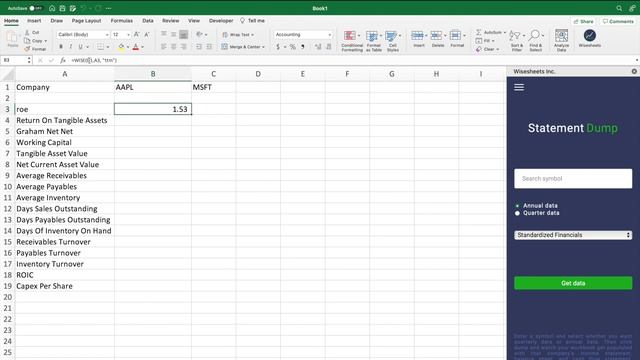 How To Get Stock Data On Excel & Google Sheets Using Wisesheets (Full-guide) смотреть онлайн