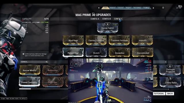 Warframe - Mag Prime Build смотреть онлайн