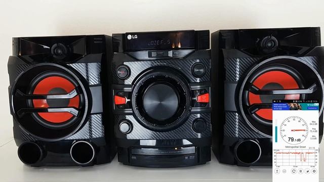 LG CM4360 review- loudness test- in dB part 2. смотреть онлайн