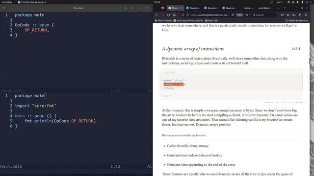 Making a bytecode compiler with Odin: Ep. 1 смотреть онлайн
