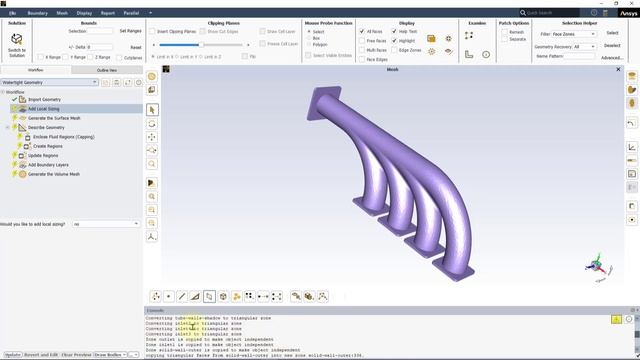 How to Import Mesh – Import Geometry – Ansys Fluent Meshing Watertight Geometry Workflow смотреть онлайн