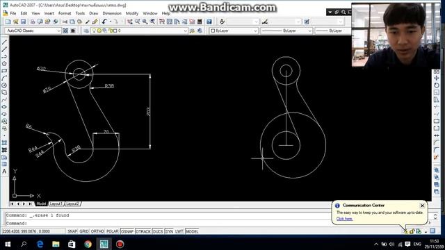เขียนแบบด้วย Autocad2007 смотреть онлайн